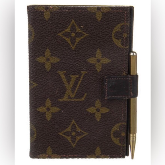 Louis Vuitton Wallet/Card Holdet With Gold Pencil - Picture 3 of 10